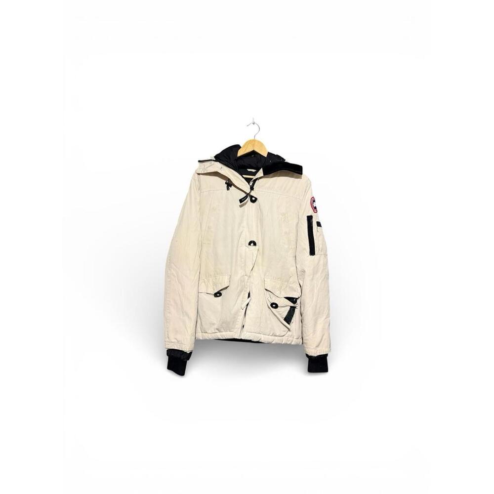 Canada Goose Arctic Program Hooded Jacket Beige Made in Canada Size S/M Men’s